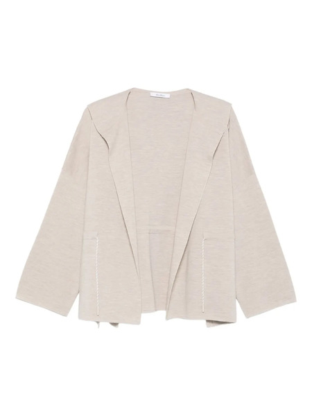 Max Mara Hooded Wool Jacket - Neutrals 