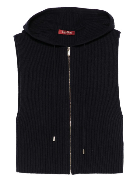  Max Mara Hooded Zip Jacket - Blue 
