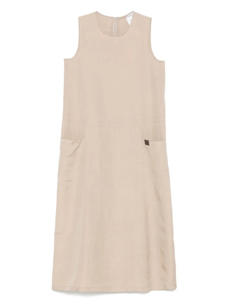  Max Mara Kleid Midi Dress - Neutrals 