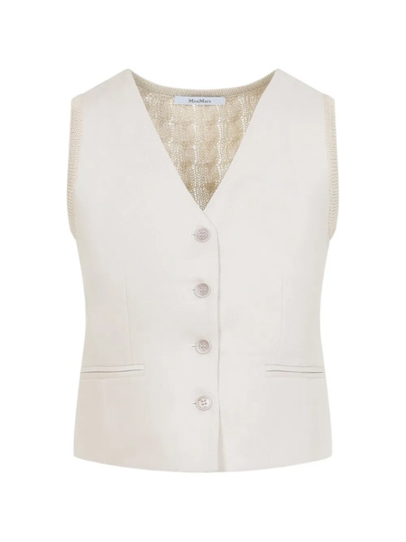  Max Mara Knit-panel Waistcoat - Neutrals 