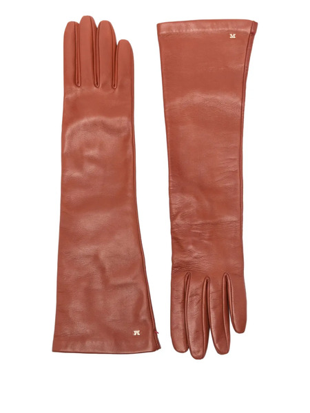  Max Mara Lambskin Gloves - Brown 