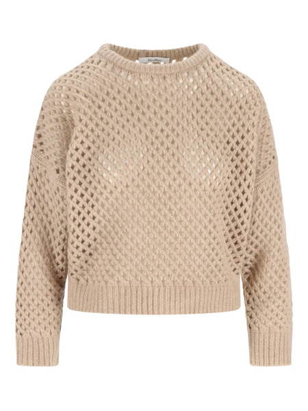  Max Mara Lattice-knit Sweater - Neutrals 