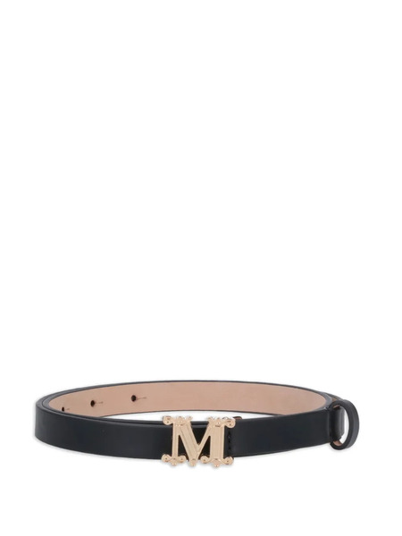  Max Mara Leather Belt - Black 