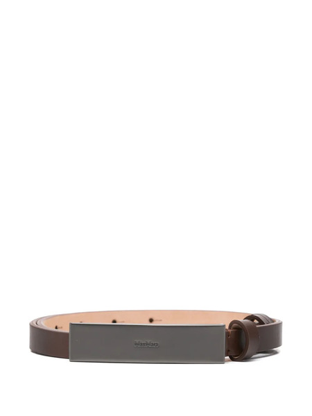  Max Mara Leather Belt - Brown 