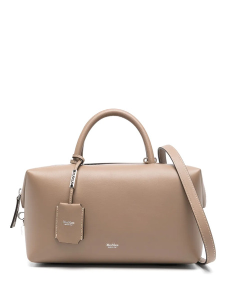  Max Mara Leather Tote Bag - Neutrals 