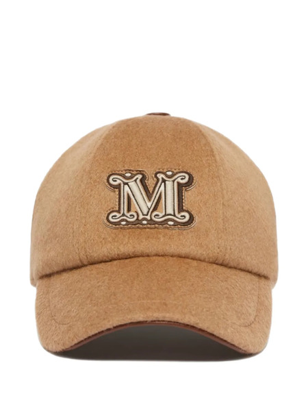  Max Mara Logo-embroidered Baseball Cap - Brown 