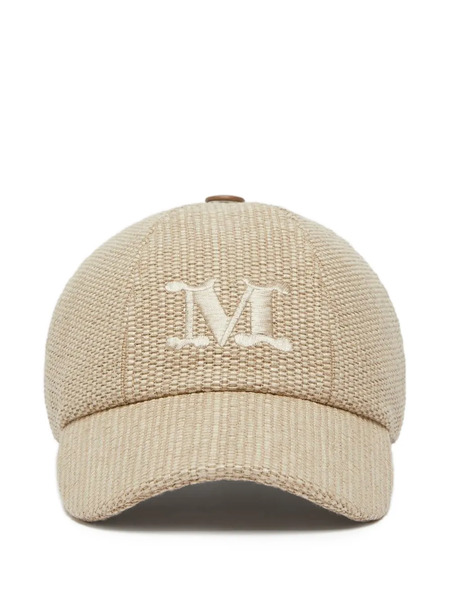  Max Mara Logo-embroidered Baseball Cap - Neutrals 