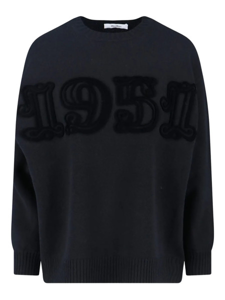  Max Mara 1951 Logo Sweater - Black 