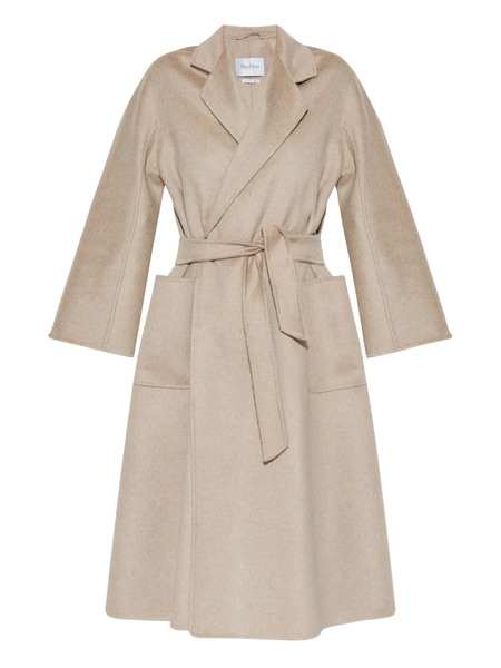  Max Mara Ludmilla Belted Wrap Coat - Neutrals 