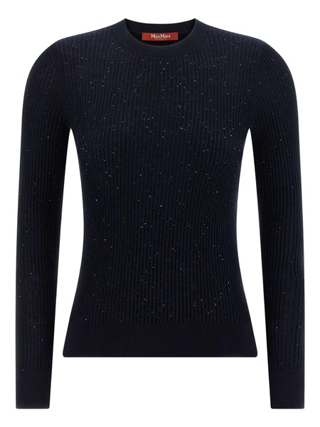  Max Mara Marabu Sequin-embellished Sweater - Blue 