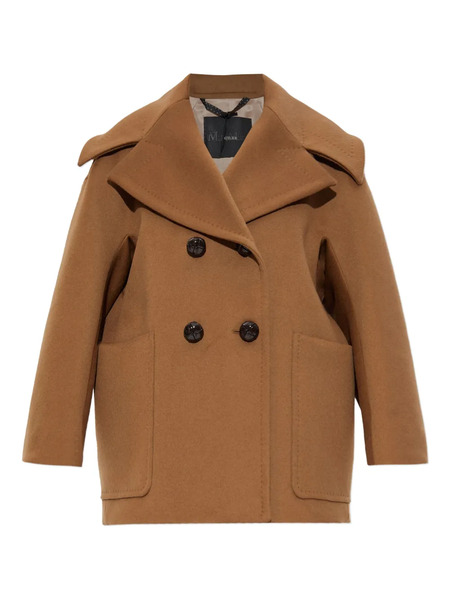  Max Mara Mario Cashmere Coat - Brown 