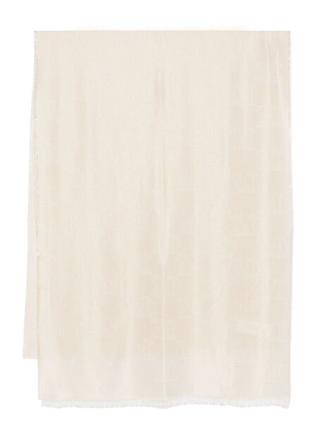  Max Mara Monogram-jacquard Scarf - Neutrals 