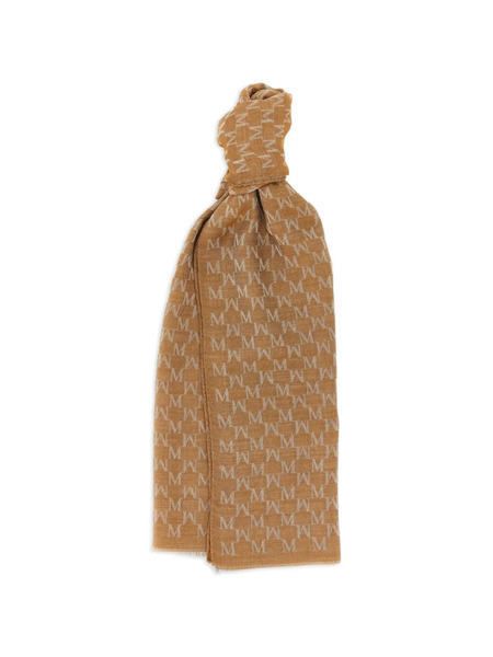  Max Mara Monogram-pattern Stole - Brown 