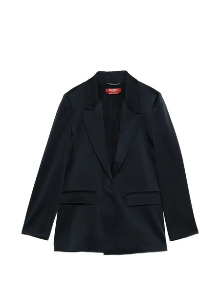  Max Mara Msealbino Button Single-breasted Blazer - Blue 