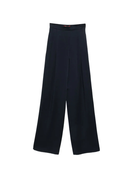  Max Mara Msecono Pleated Tailored Trousers - Blue 