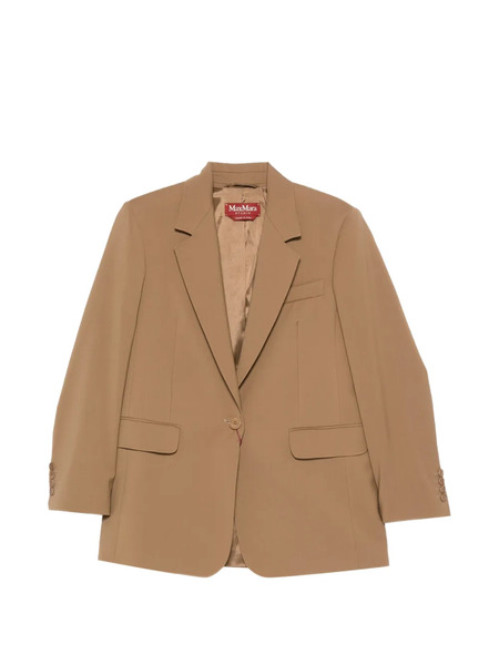  Max Mara Mstbalco Button Blazer - Brown 
