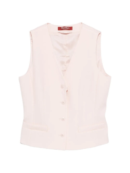  Max Mara Mstmadia Button V-neck Jacket - Pink 