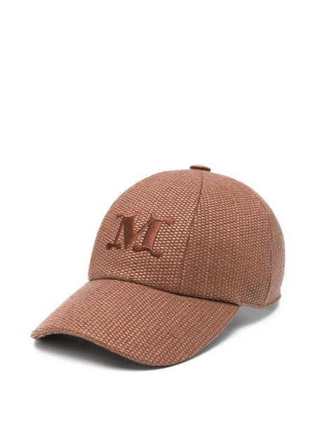  Max Mara Mxacircense Embellished Baseball Cap - Brown 