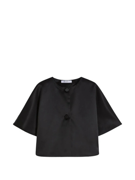  Max Mara Mxautile Buttoned Cape - Black 