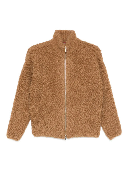  Max Mara Oggetti Zip-up Cardigan - Brown 