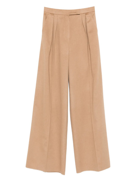  Max Mara Ori Pleated Trousers - Neutrals 