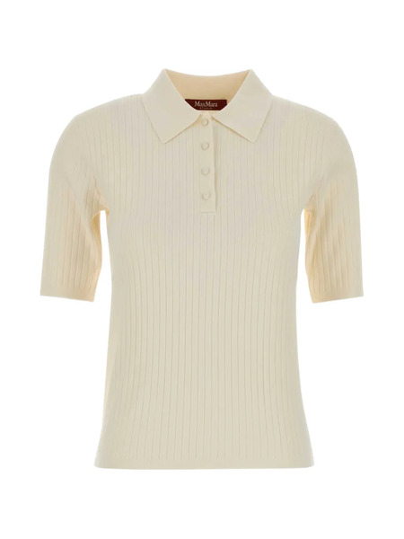  Max Mara Oscuri Polo Top - Neutrals 