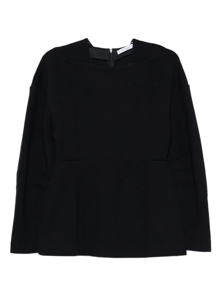  Max Mara Panelled Blouse - Black 
