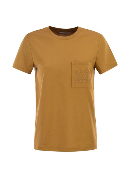  Max Mara Papaia Chest-pocket T-shirt - Neutrals 