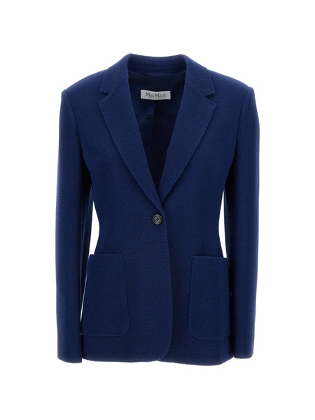  Max Mara Patch-pocket Blazer - Blue 