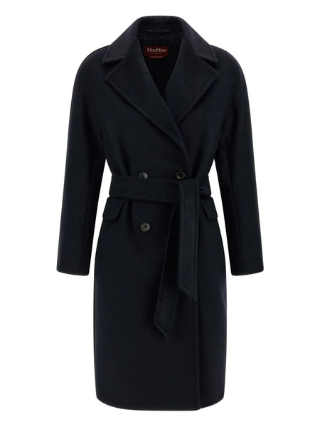 Max Mara Patreon Double-breasted Coat - Blue 