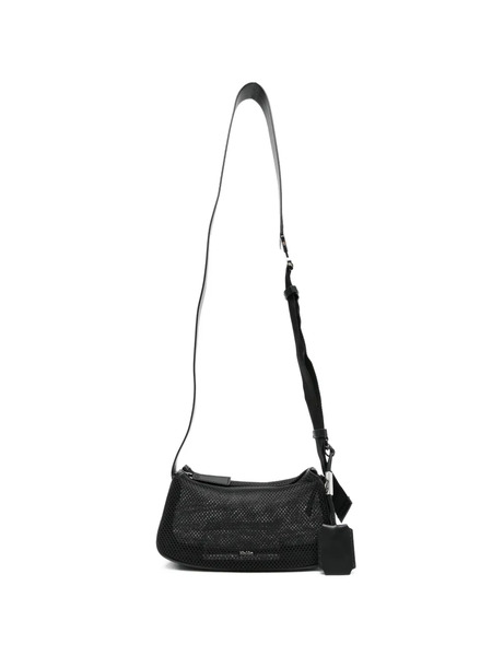 Max Mara Perforated Shoulder Bag - Black 
