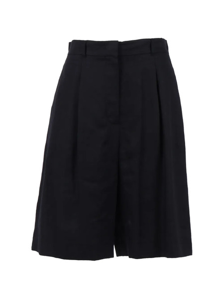  Max Mara Pleated Caravan Shorts - Black 