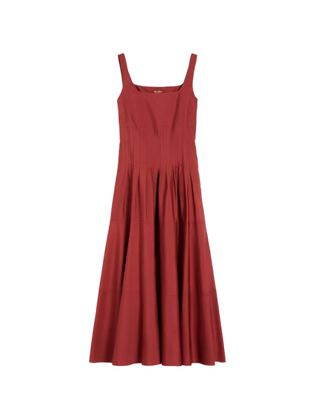  Max Mara Pleated Dress - Red 
