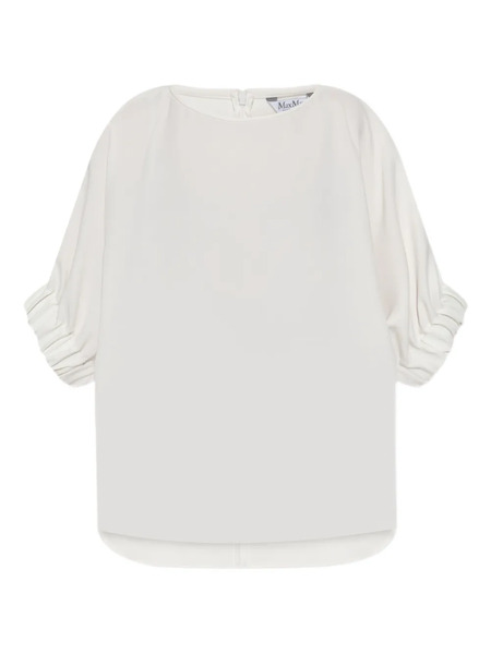  Max Mara Puff-sleeve T-shirt - White 