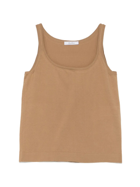  Max Mara Pumano Scoop-neck Tank Top - Neutrals 