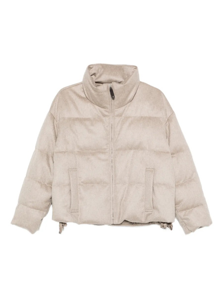  Max Mara Quilted-pattern Padded Jacket - Neutrals 