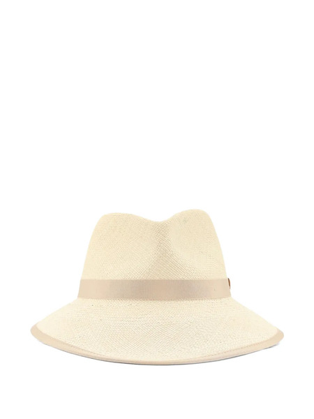  Max Mara Ribbon-trim Hat - Neutrals 