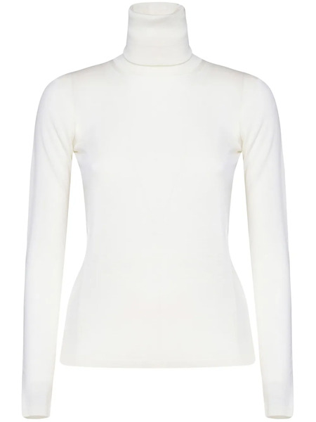  Max Mara Roll-neck Jumper - White 