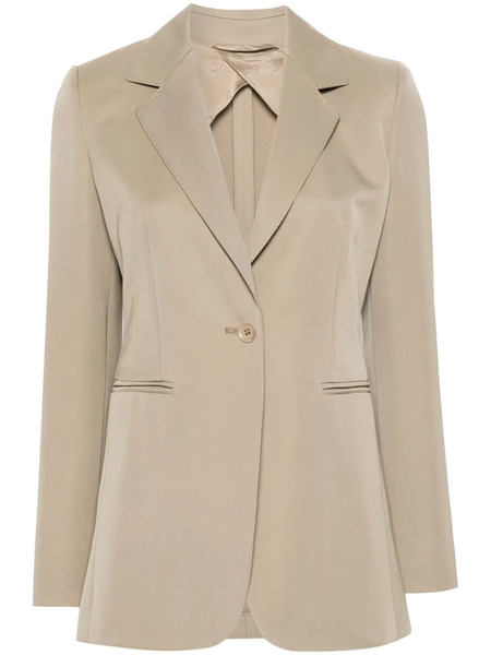  Max Mara Sandalo Single-breasted Blazer - Neutrals 
