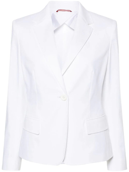  Max Mara Sarnico Single-breasted Blazer - White 