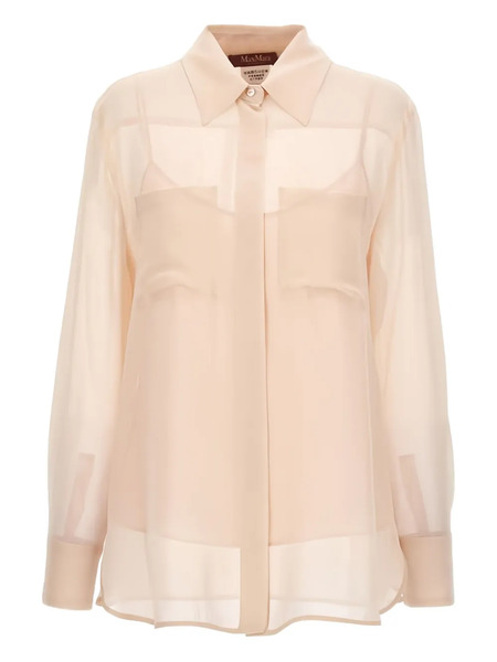  Max Mara Semi-sheer Shirt - Pink 