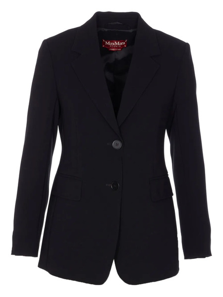  Max Mara Single-breasted V-neck Blazer - Black 