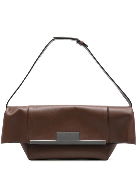  Max Mara Small Clasp Clutch Bag - Brown 
