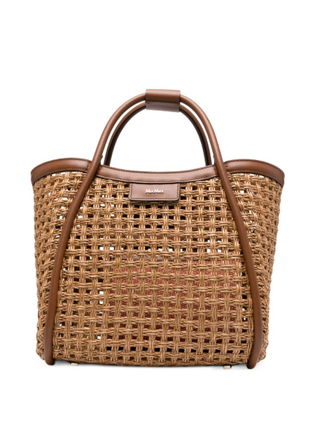  Max Mara Small Marine Tote Bag - Neutrals 