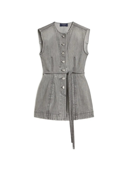  Max Mara Spdorli Belted Gilet - Grey 