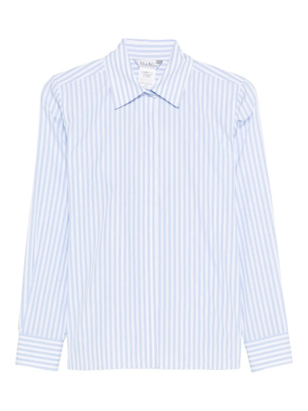  Max Mara Stripe-pattern Shirt - Blue 