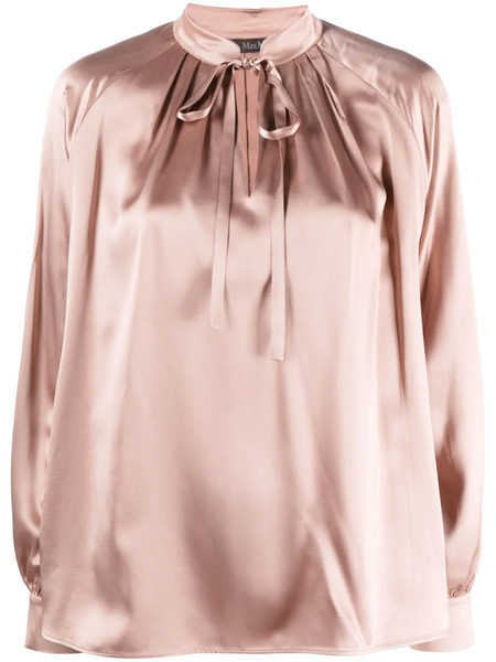  Max Mara Tamigi Silk Blouse - Pink 