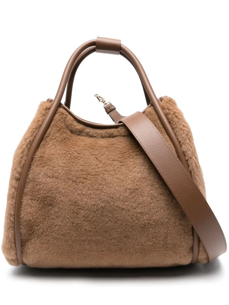  Max Mara Teddy Tote Bag - Brown 