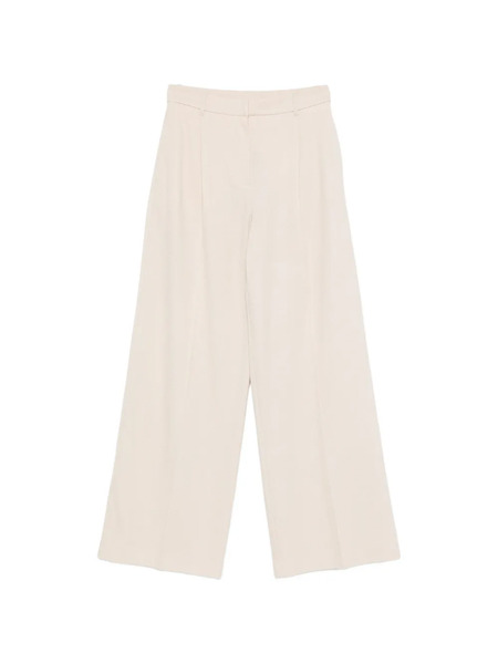  Max Mara Textured Wide Leg Trousers - Neutrals 