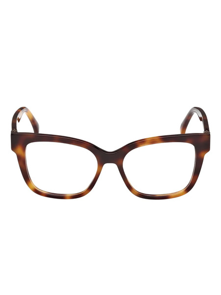  Max Mara Tortoiseshell Square-frames Glasses - Brown 